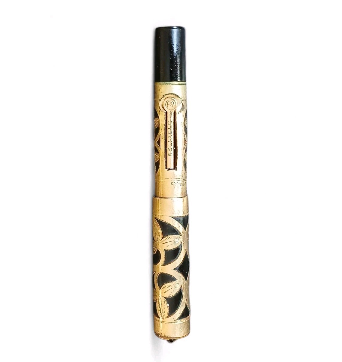 MORRISON’S Art Deco 14K Gold / Overlay 14kt Gold fountain pen nib mini 3.75″ VTG