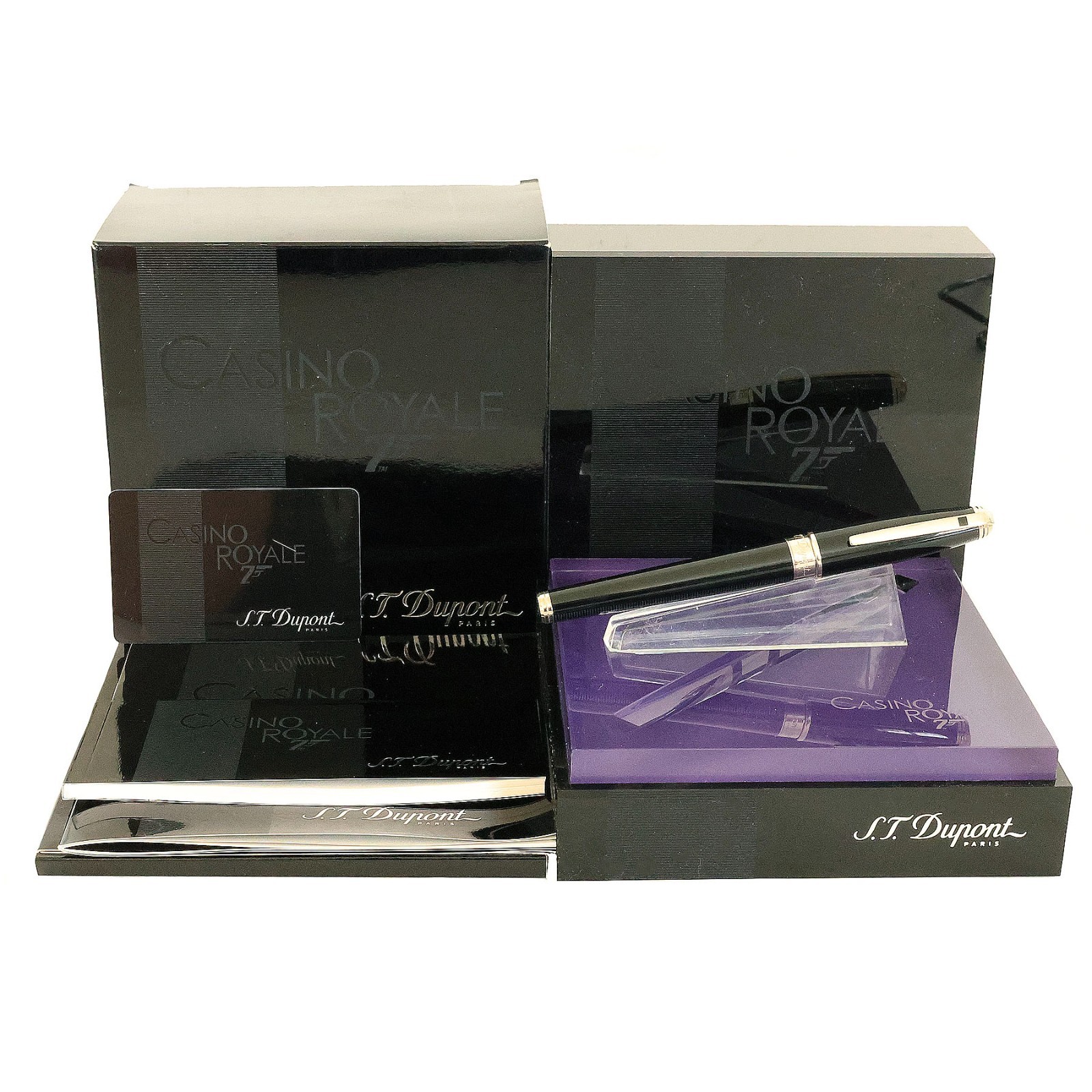 2006 S.T. DUPONT JAMES BOND 007 CASINO ROYALE LE 648/2007 FOUNTAIN PEN MINT