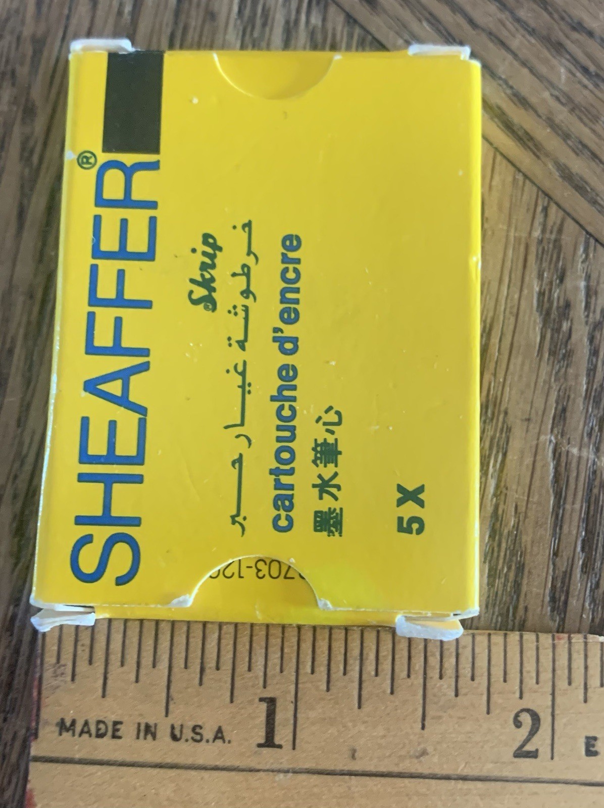 Vintage Sheaffer’s Skrip Cartridges Jet Black Box Mostly Empty