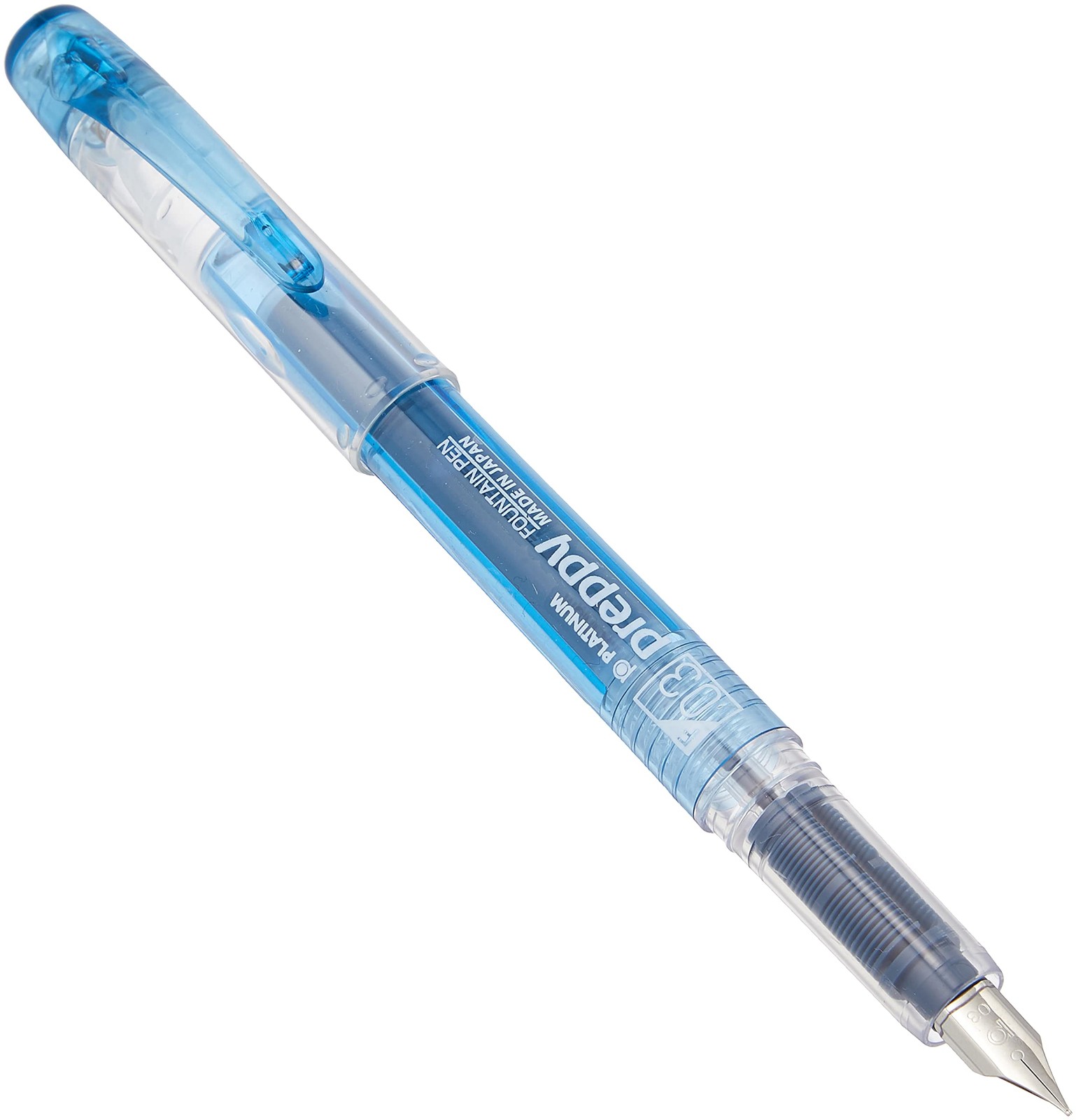 Fountain Pen Set with Fine Nib and Blue Black Ink Cartridges, 4 Count