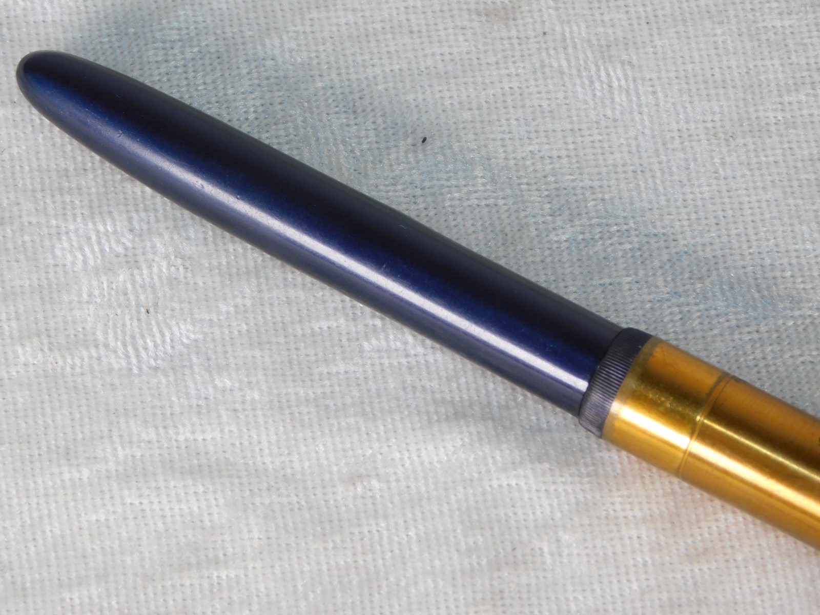 Vintage Wearever Dark Blue Gold Fountain Pen Lever Fill