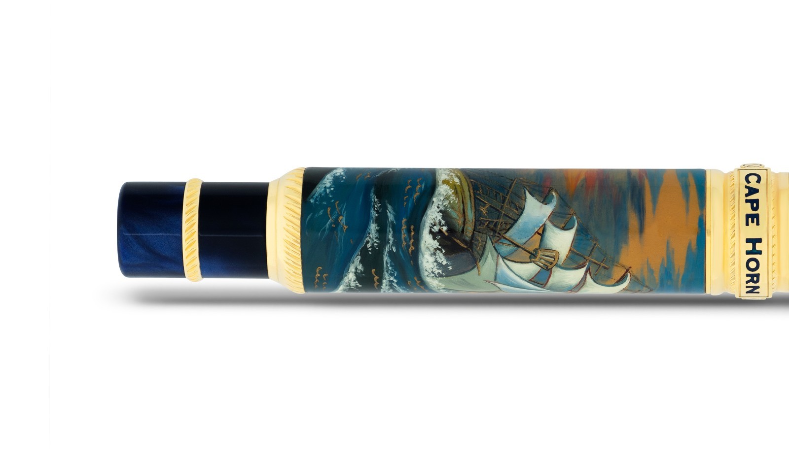 Ancora Cape Horn Fountain Pen Limited Edition 88 Italy Luxury 18k Gold Nib New