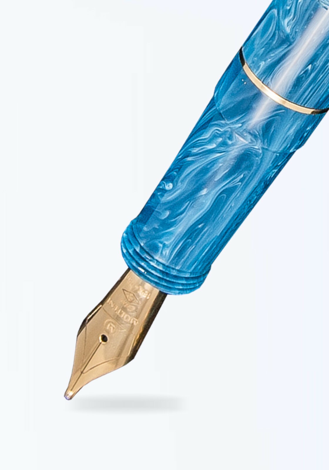 MOLTENI PEN MODELO 88 CAPRI BLUE LIMITED EDITION FOUNTAIN PEN . .