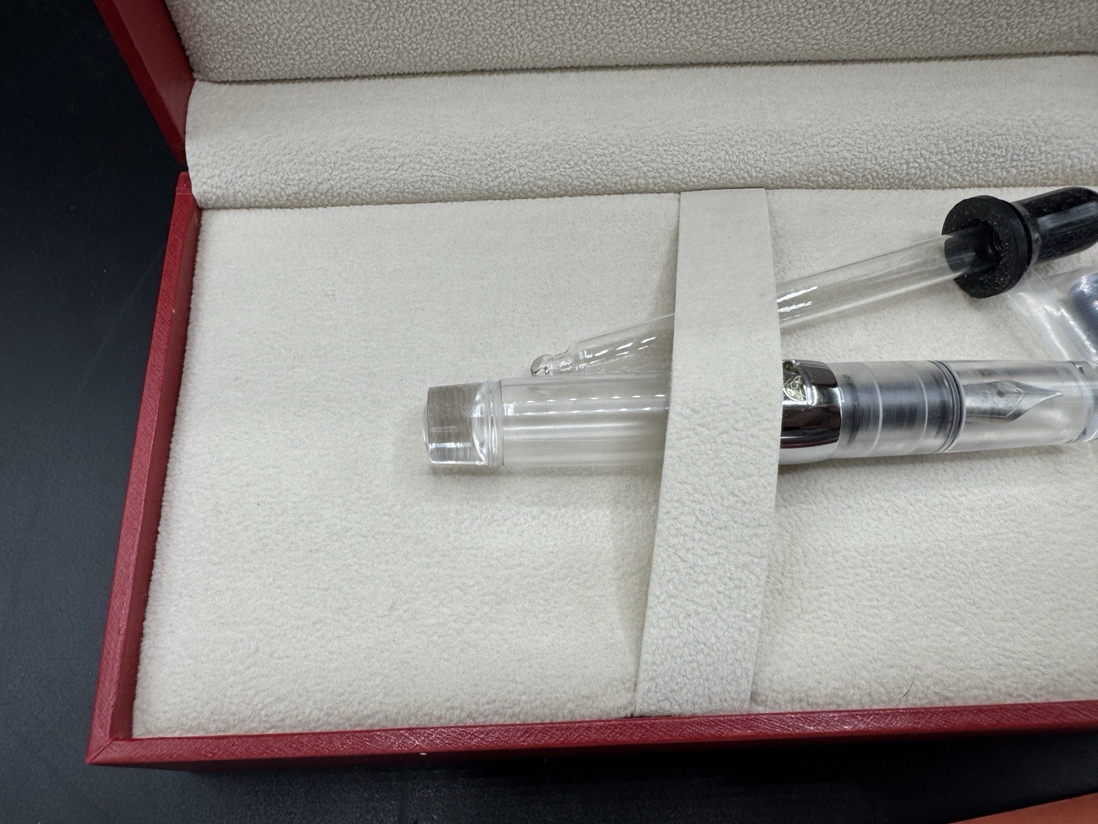 Stipula Paparazzi Fountain Pen #50/100 2014 “Clear” Ltd Edition Italy