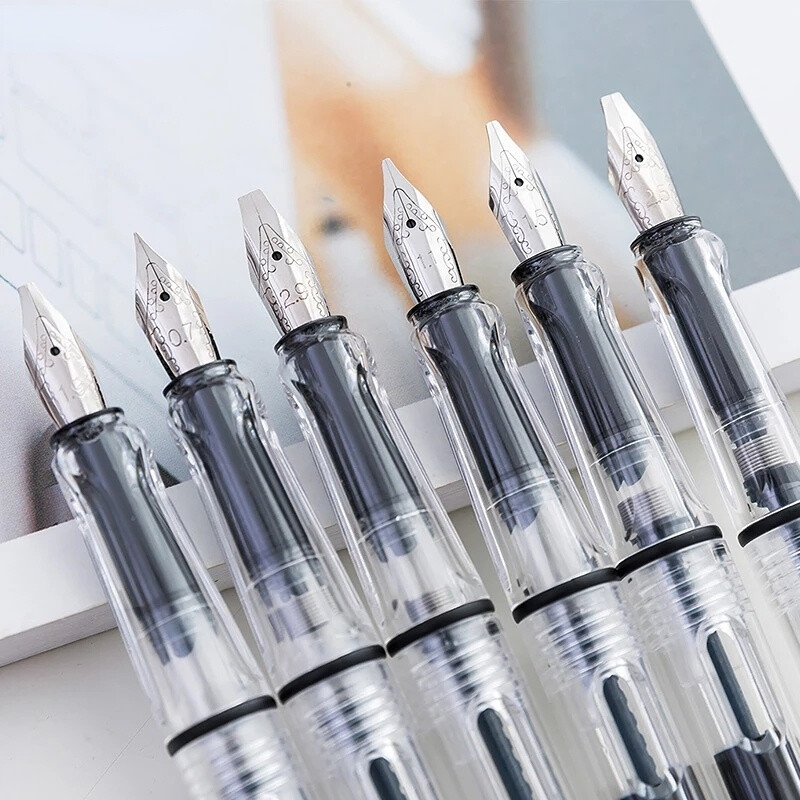 6pcs/Set Calligraphy Parallel Pen Art Flat Tip Pen Writing for Letter Stationery