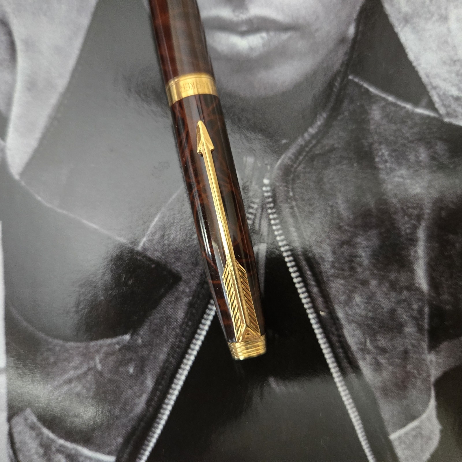 Parker 75 Thuya ~ 14K- EXTRA BROAD Nib ~ Converter ~ VERY RARE!