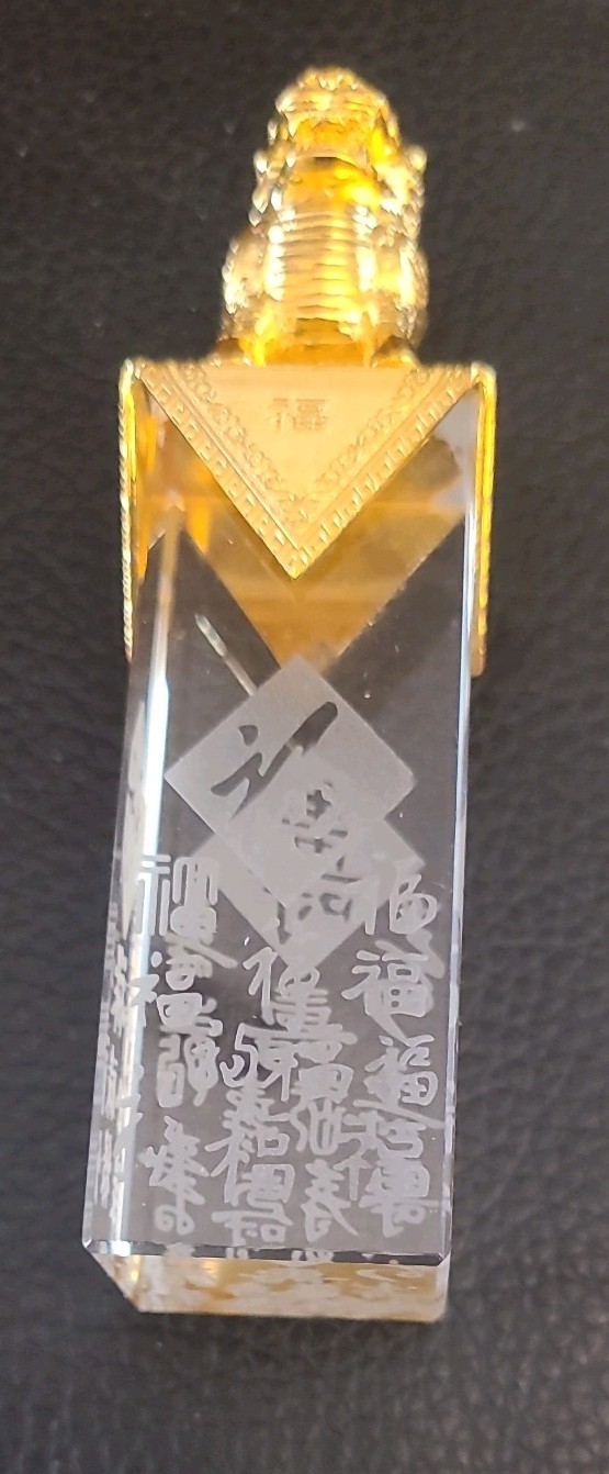 Vintage Pen Calligraphy Fountain Vintage Paper Weight Dragon Souvenir Set (AA3)