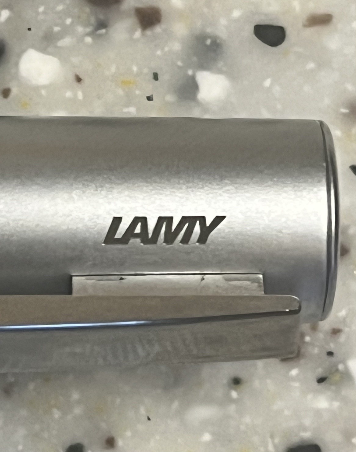 Lamy Accent AL 096 fountain pen – EF nib – new in original box – rubber grip