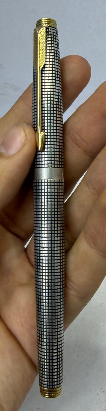 Vintage flawless Sterling silver Parker 75 14K gold nip