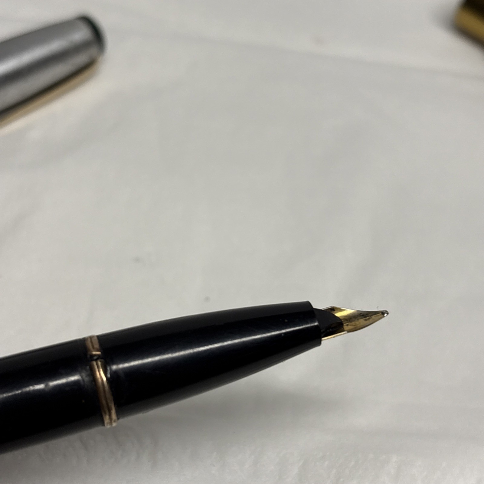 Vintage Wearever Fountain Pen Green And Silver & Unbranded Fountain Pen Untested