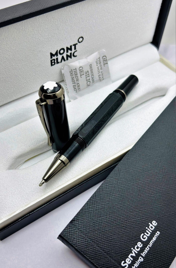 Montblanc Marcel Proust Fountain Pen Black – Writers Edition Empty Barrel New