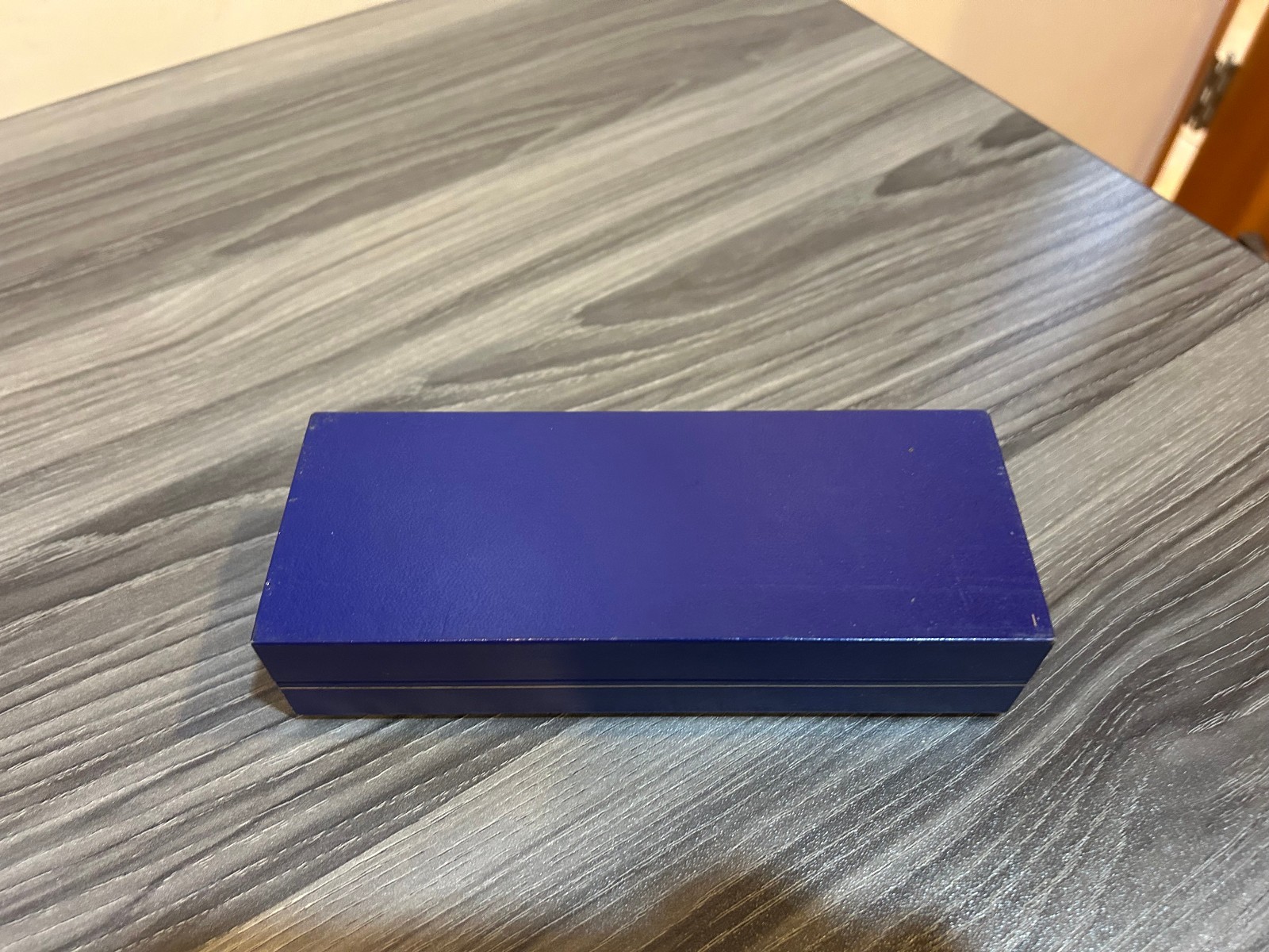 WATERMAN Paris France *Empty* Presentation Box only Blue satin lined paperwork