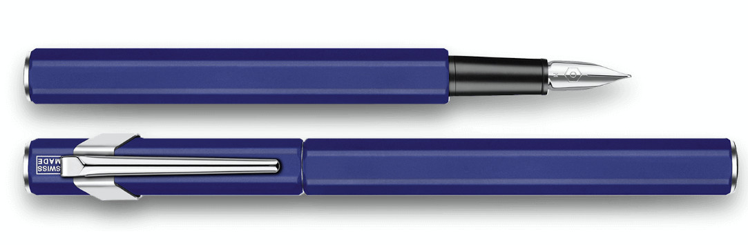 Caran d’Ache 849 Fountain Pen in BLUE – Medium Point – NEW in Original Box