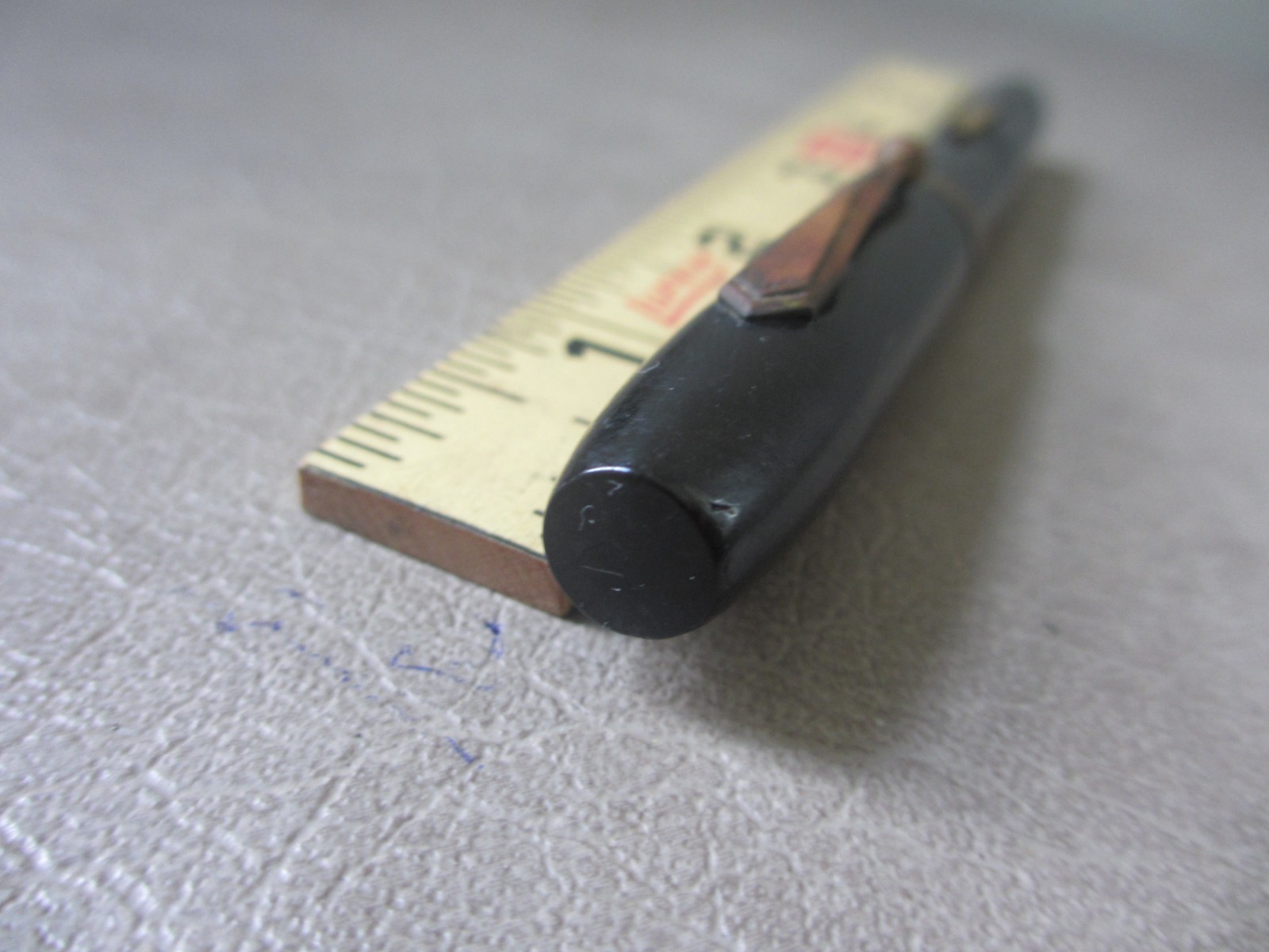 Vintage Unbranded Fountain Pen w/ Durium Nib – Lever Fill with Good Tension PATD