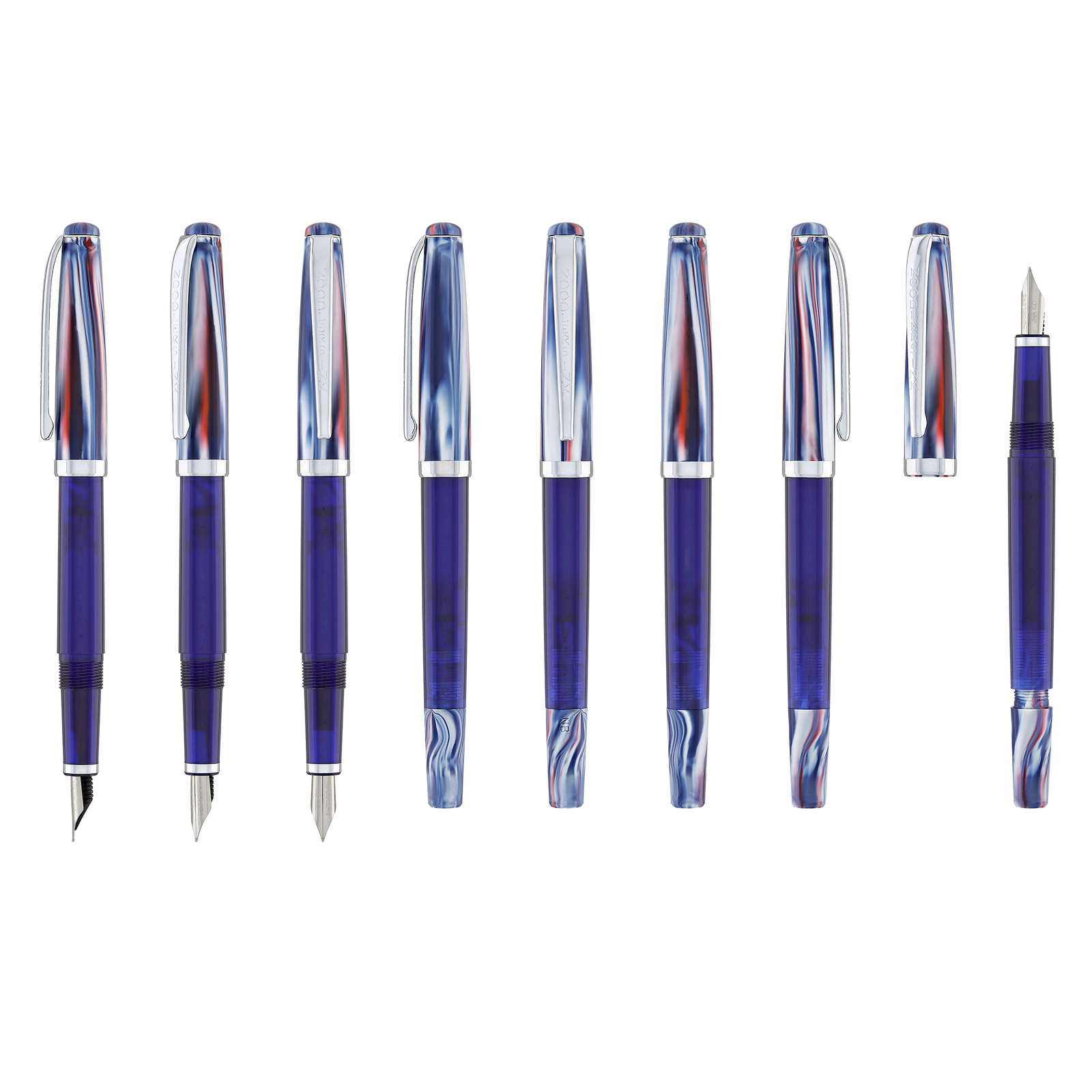 Noodler’s Ink Creaper Fountain Pen in Dover – Flex Nib – NEW in Box