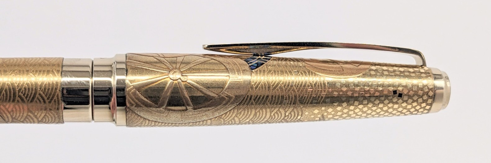 Sailor Ebony Kaga Maki-e Fountain Pen – 18K M Nib Vintage 1980s Super Rare