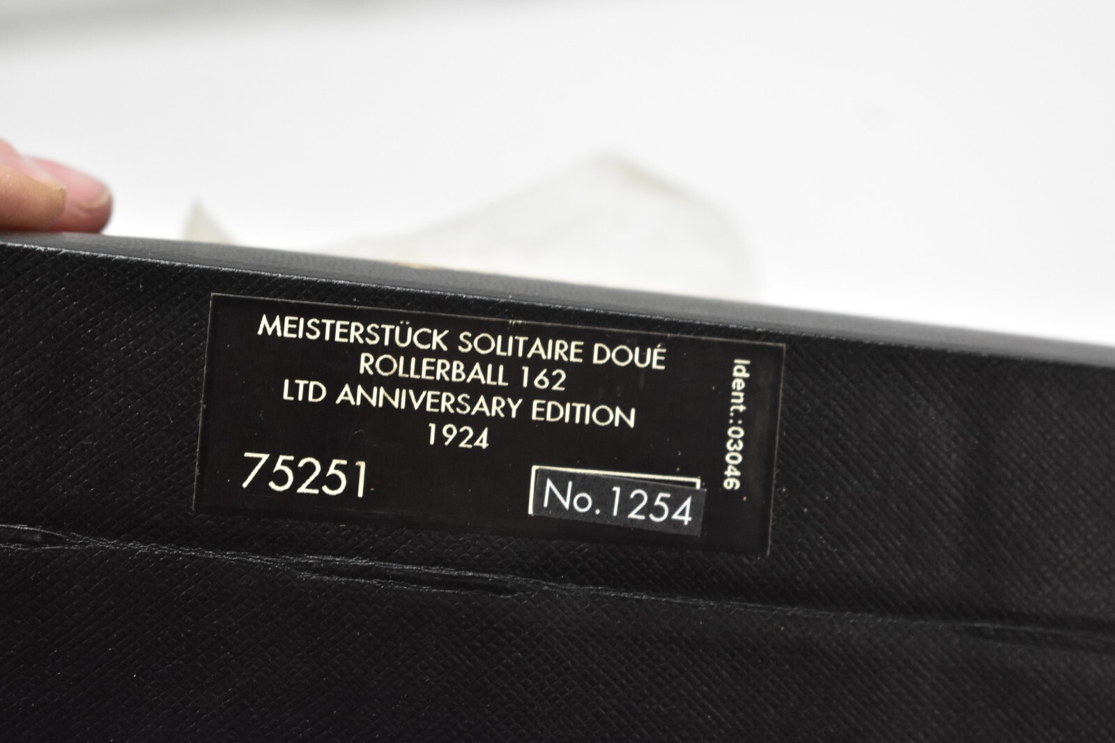 Montblanc EMPTY Box 75 Years of Passion & Soul MEISTERSTRUK Leather Organizer
