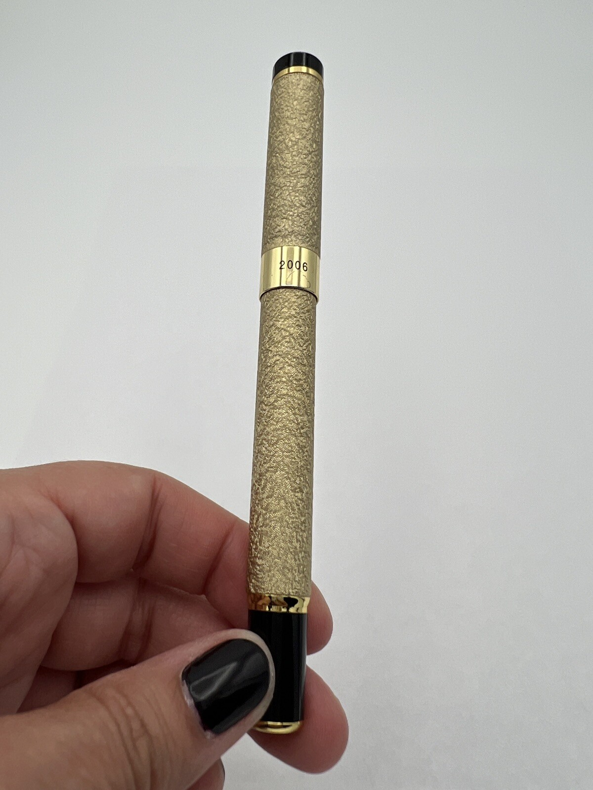 Wing Sung 2006 Metal Fountain Pen & Converter, Dragon Clip, Needs Ink! Used