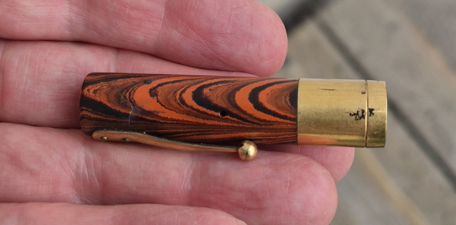 Vintage Waterman’s 1920’s Red Ripple Ideal Fountain Pen 52V