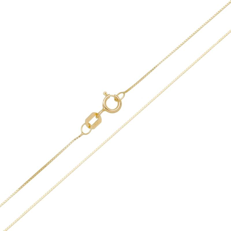 Corrente de Ouro 18k Veneziana 40cm 0.90 gramas