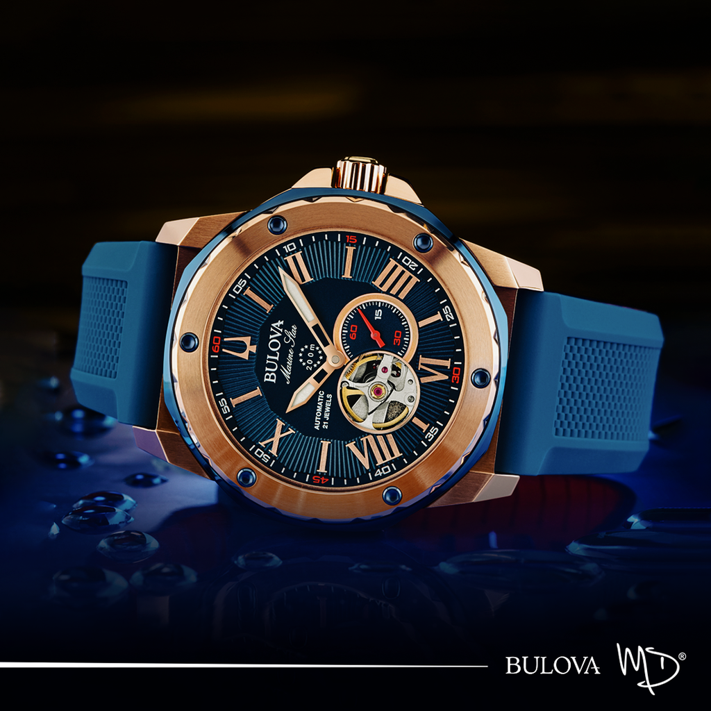 Relógio BULOVA Masculino Automático Marine Star 98A227 - Imagem 3